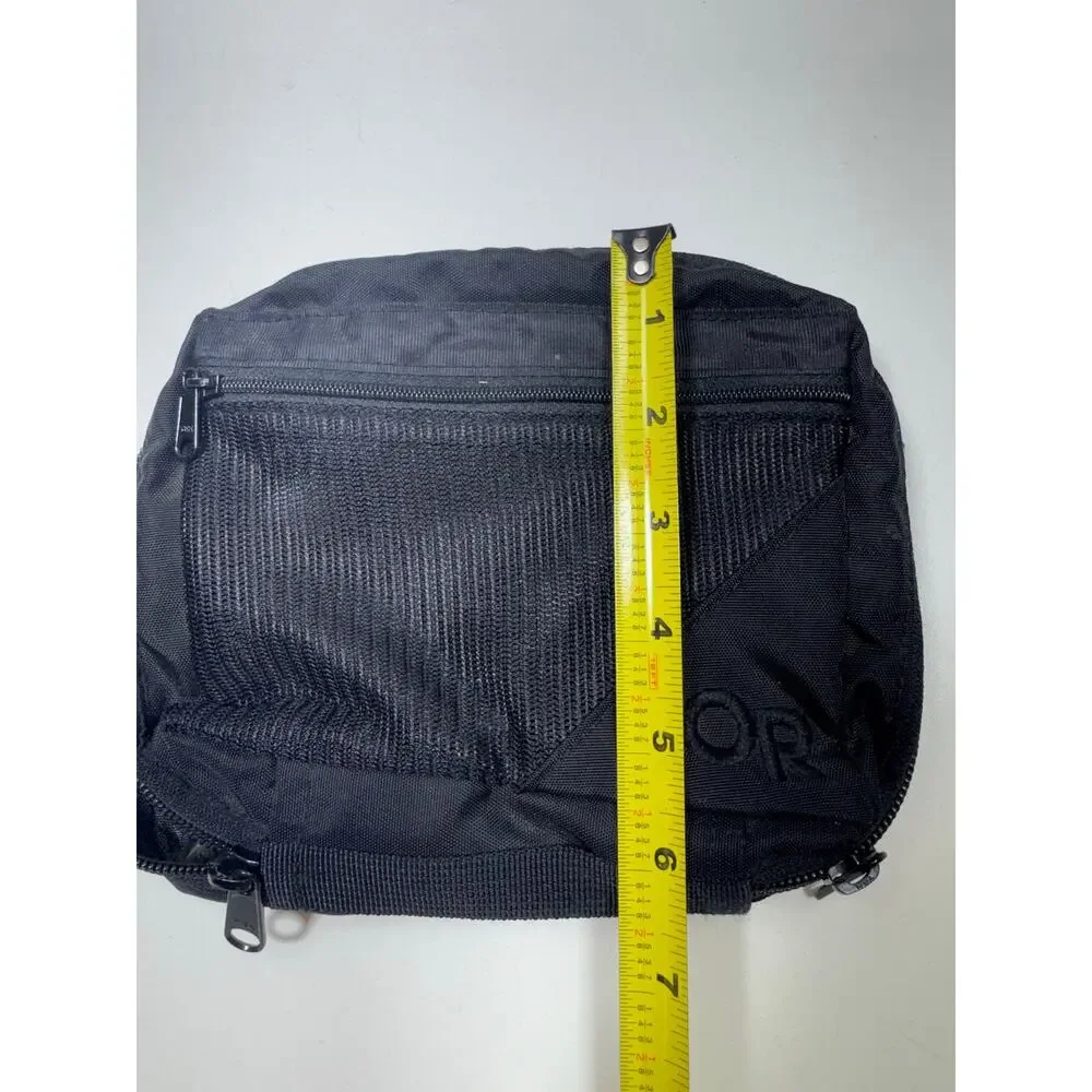 Outdoor Research Zippered Small Black Mesh Toiletry Bag 8X6 Travel